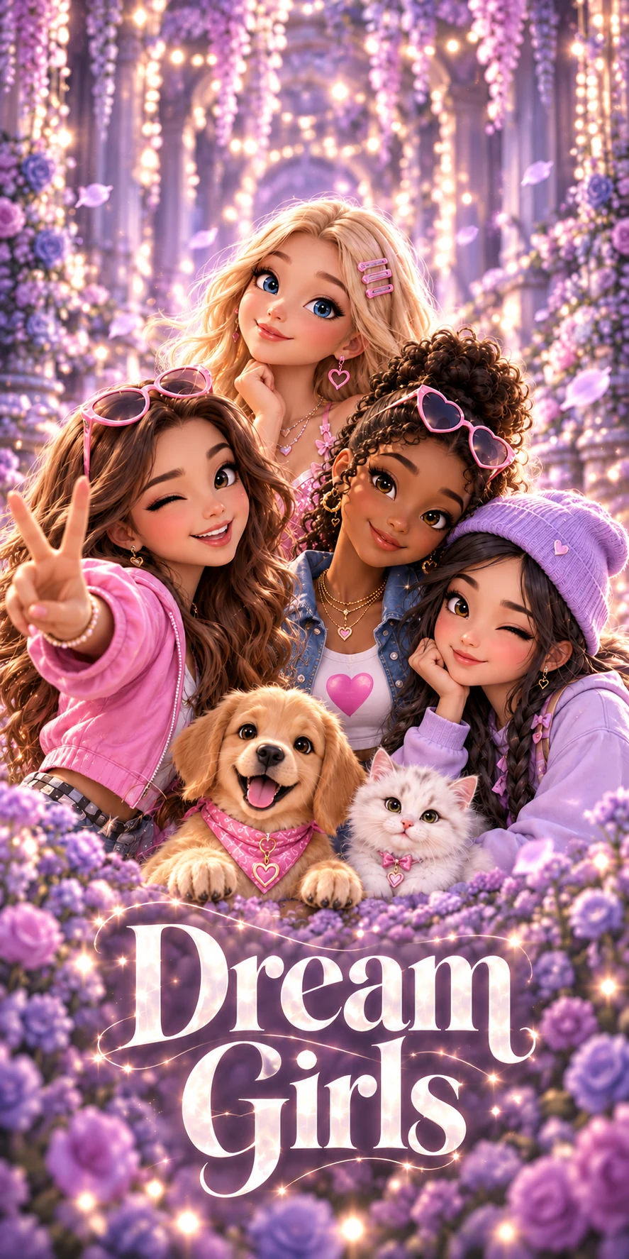 Dream Girls group portrait